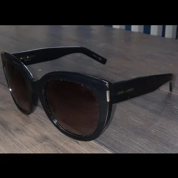 Authentic Yves Saint Laurent YSL SL 16 807HA Italy Black Sunglasses Frames Saint Laurent SL M146 M (54 - 19) with Black lenses and  main image 4
